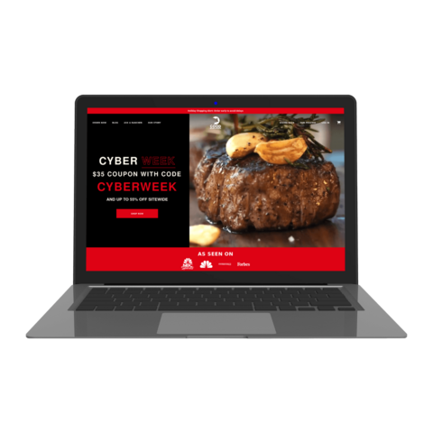 Laptop showing Good Ranchers website
